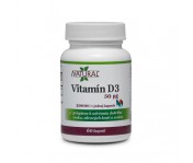 Vitamín D3 - Cholecalciferol - 2000 IU - 60 kapsúl